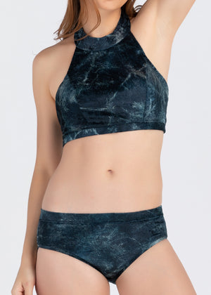 TAMMY Crop Top & Cheeky Shorts Set